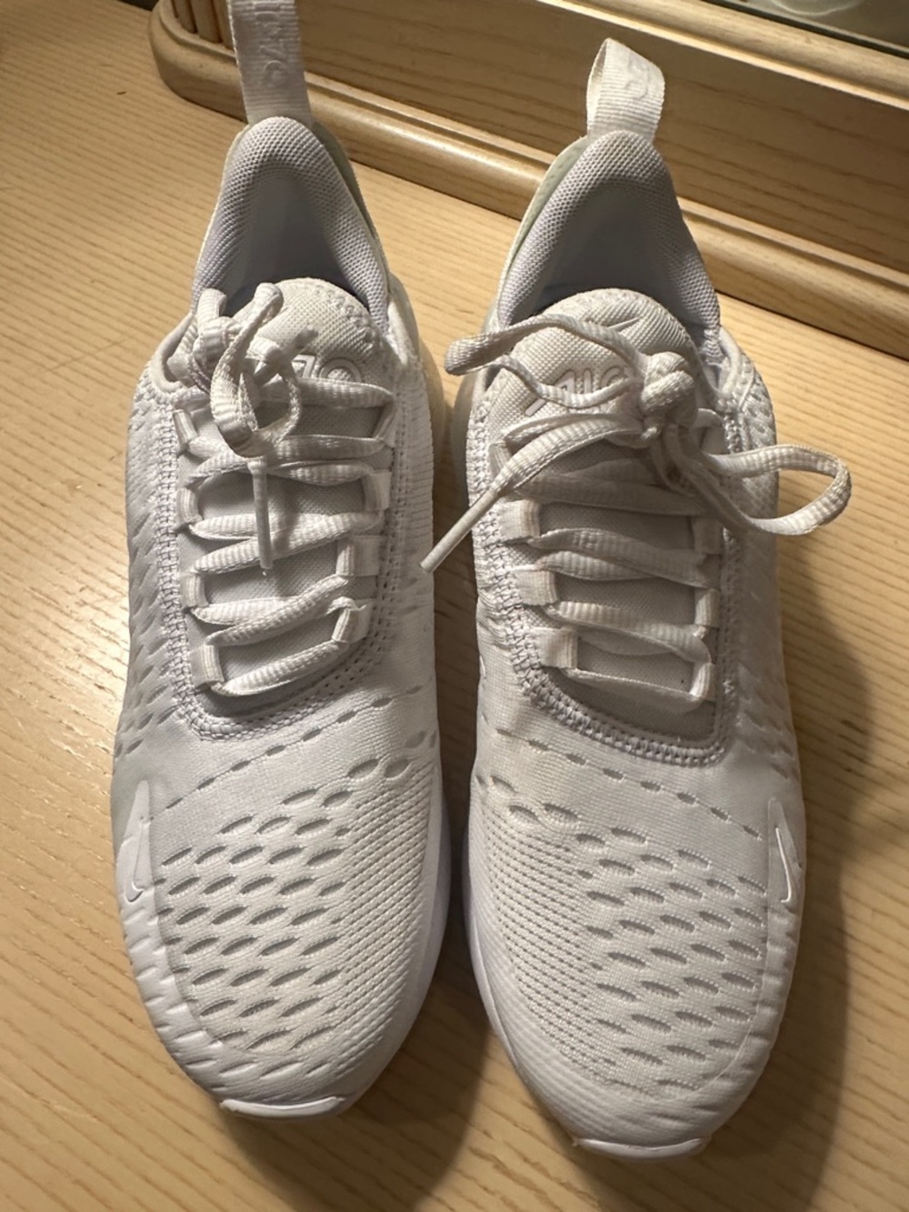 Nike Kids All-White Sneakers